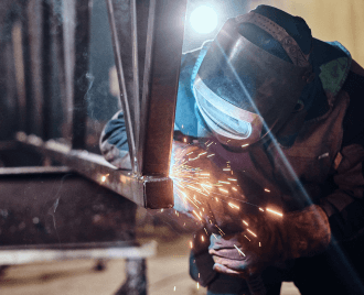 Structural steel welding
